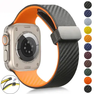 TODEX LV Silicone Strap for Apple Watch 7 6 Apple Watch SE Strap
