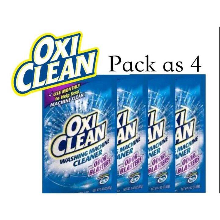 Tide Oxiclean Washing Machine Cleaner 4 sachet Lazada PH