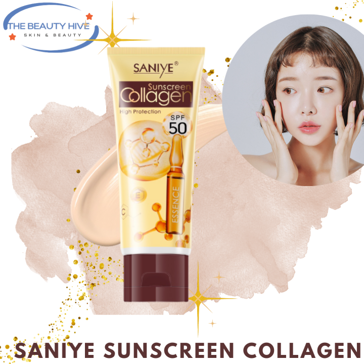 Saniye Spf90 Whitening Sunscreen For Face Waterproof Sunblock Uv Protection Aftersun Korean 1166