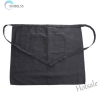 【hot sale】▧ D13 UEBTECH Whitelotous Black Waist Apron Restaurant Half Aprons Bartender Apron Money Apron