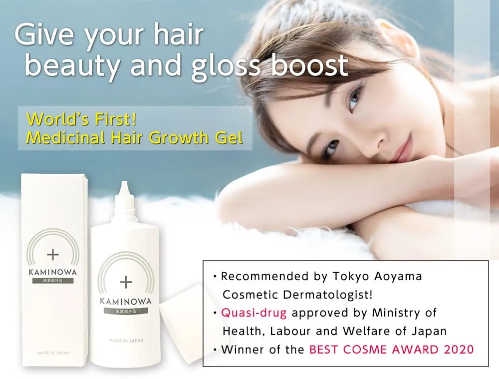 KAMINOWA+] Hair Growth Gel 80g | Hair Plus | Hair Care | Hair Growth Tonic  | Scalp Care | Scalp Gel | Treatment for Thinning Hair | | Lazada Singapore