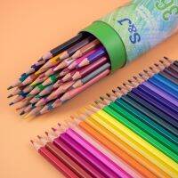 [HOT BYIIIXWKLOLJ 628] 24สี Prismacolor Betis ดินสอสี Toput สำหรับภาพวาดไปโรงเรียนดินสอสีโลหะอุปกรณ์ธุรกิจมืออาชีพวาด