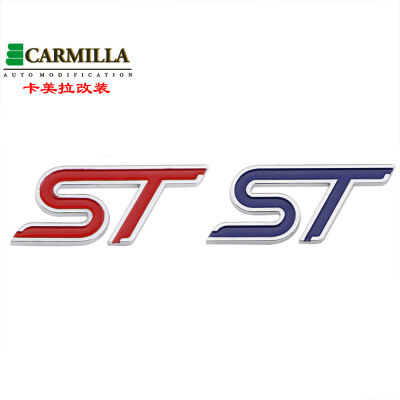 3D Car Sticker Auto Emblem Sport Badge Decal For Ford ST Logo Focus Fiesta Ecosport 2009 - 2015 Mondeo Car Styling Accessories