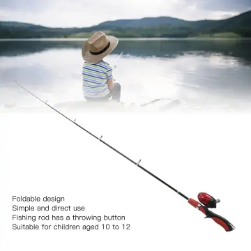 Children's Fishing Pole, Portable Kids Fishing Full Kit Durable