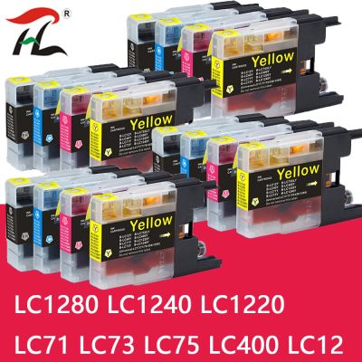 For Brother Ink Cartridge LC1280 LC1240 Printer Ink LC1220 for MFC-J280W J430W J435W J5910DW J625DW J6510DW J6910DW DCP-J725DW Ink Cartridges
