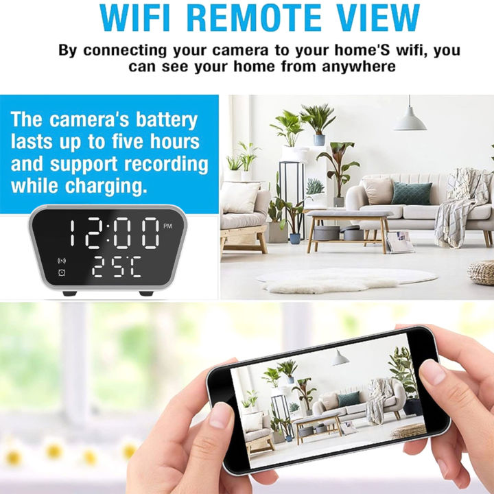 zp-1080p-full-hd-wifi-กล้องจิ๋วการตรวจจับการเคลื่อนไหวมองเห็นกลางคืนกล้องนาฬิกาที่บันทึกชาร์จไร้สายกล้องนาฬิกานาฬิกาปลุก