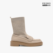 PEDRO - Giày boots nữ đế thấp hiện đại Leather Gropius PW1-16480013-44