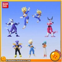 Sale0a "ดราก้อนบอล Z" BANDAI ของแท้เกรดดีเยี่ยมฟิกเกอร์จริง HG 12 Gashapon - Coora เย็น Freeza Vegeta Bulma Baby Trunks