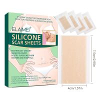 ELAIMEI Scar Sheets Silicone Scar Removal Sheets Soften and Flatten Scars of Surgery Burn Scald Acne Scar Reusable