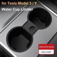 Untuk Tesla โมเดล3 Y Tempat Kopi Minuman Cangkir Mobil Asb Pembatas Tahan Air ลื่น Silikon Coaster Sesoris Gadget Otomatis