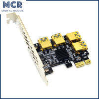 MCR Usb3.0 Pci-e Express Expansion Card Adapter Pcie 1 To 4 Slot Pcie Port Multiplier Card