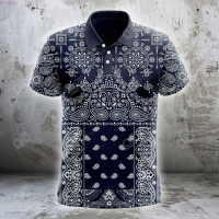 2023 New DARK BLUE BANDANA Polo POLO shirtsize: xs-6xl fashion New polo shirt