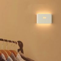 Intelligent Induction Night Light LED 2500K Motion Sensor Light USB Rechargeable Wireless Wall Lamp For Bedside Stairs Closet