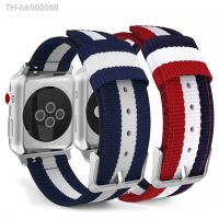 ↂ✳ Nylon Strap for Apple watch Ultra 49mm 8 7 41mm 45mm Comfortable bracelet replace strap for iwatch 6 5 4 SE 3 44mm 40mm 42mm