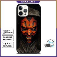 Darth Maul Warrior Phone Case for iPhone 14 Pro Max / iPhone 13 Pro Max / iPhone 12 Pro Max / XS Max / Samsung Galaxy Note 10 Plus / S22 Ultra / S21 Plus Anti-fall Protective Case Cover