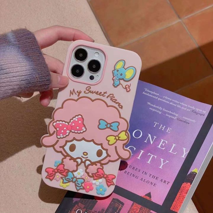 cs141-เคสโทรศัพท์-งานซิลิโคนนิ่มๆไม่หนา-ลายmelody-สินค้าพร้อมส่ง-อ่านรายละเอียดก่อนสั่ง