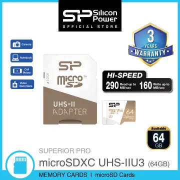 Silicon Power 256GB SDXC Micro SD Card Nintendo-Switch Gaming