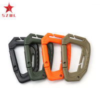 [ Ready Stock ] D-shaped Carabiner Lightweight POM Plastic Buckle Backpack Keychain Outdoor Carabiner