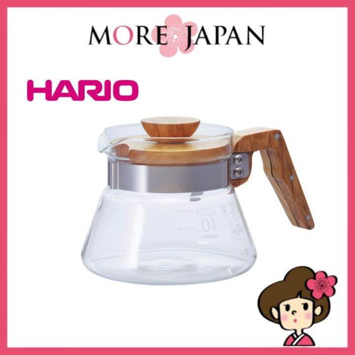 HARIO Coffee Server Olive Wood 400ml VCWN40OV 【Direct from Japan