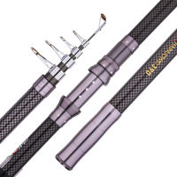 New escopic Portable Rotary fishing 2.4M,2.7M,3.6M,3.9M,4.5M Fishing Rod Travel Sea Boat Rock Fishing Rod Carp Fishing Gear