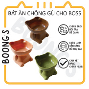 Bát ăn chống gù hình Gấu cao 11 cm dành cho chó mèo