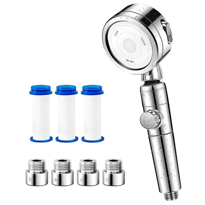 Shower Head, Water Saving Shower, 3 Stage Model, Water Purification