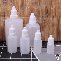 SOOTM 1/5pcs 5/10/15/20/50/100ml เครื่องมือหัตถกรรม ยาหยอดตา สมุดภาพ ตัวอย่างของเหลว ม้วนกระดาษ พลาสติกเปล่า กาว Applicator ขวดบีบ