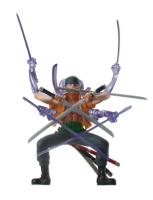 Zoro ของแท้ JP แมวทอง - Attack Motions Bandai [โมเดลวันพีช]