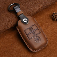 Genuine Leather Genuine Leather Key Case Cover for Kia KX5 K3S RIO Ceed Cerato Optima K5 Sportage Sorento K2 Soul K3 Car Styling