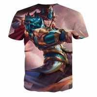 2023 Game Hero Zilong 3D Printed T Shirt Mobile Legends Game Tees