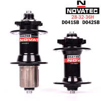 NOVATEC HUB D041 D041SB ดุมล้อจักรยานเสือภูเขา,4แบริ่งดิสก์เบรก Hub 28 32 36รู