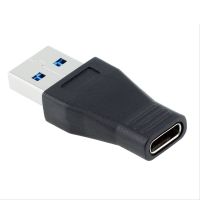 【❤】 PlenoryShop CHIPAL USB ความเร็วสูง3.1 Type C ตัวเมียเป็น USB 3.0ตัวผู้พอร์ตอะแดปเตอร์ตัวผู้ USB-C เป็นประเภท-ตัวแปลงขั้วต่อ/สีดำ