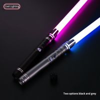 ❈﹊❦ Metal RGB Lightsaber Smooth Swing Laser Sword Toys Light Saber 14 Colors Change Soundfonts Force FX FOC Blaster Toys for Gifts