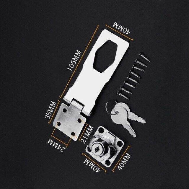 Keyed Lock Twist Knob Locking Hasp For All Door Counter Drawer