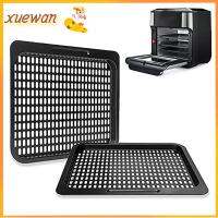 XUEWAN ถาดหม้อทอด Air Fryer สแตนเลส,ถาดอุปกรณ์เสริมชั้นกันติดทนกะทะย่างเครื่องล้างจานปลอดภัยใช้ได้กับ Vortex PlusFood