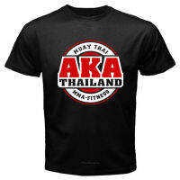 [New] คำแนะนำยอดนิยม AkaประเทศไทยGymโลโก้Muay Thai Mma Kickมวยผู้ชายสีดำเสื้อยืดฤดูร้อนเสื้อแขนสั้นเสื้อHommeอเมริกันTเสื้อ