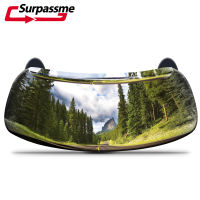 Motorcycle Windshield Safety Rearview Mirror 180 Degree Windscreen Mirrors Windshield Accessories