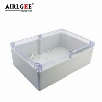 ☌ 263 x 182 x 95mm transparent cover ip65 plastic cable junction box small electrical ABS / PC outdoor waterproof box