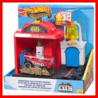 สินค้าขายดี!!! ของเล่น ชุดเซตราง รถแข่ง ฮอต เวล Hot Wheels City Downtown Fire Station Spinout Playset วิว วิล ของแท้ ของเล่น โมเดล โมเดลรถ ของเล่น ของขวัญ ของสะสม รถ หุ่นยนต์ ตุ๊กตา โมเดลนักฟุตบอล ฟิกเกอร์ Model