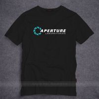 Portal 2 Aperture Laboratories Logo Mens Tshirt Video Game Fan Clothing T S5Xl