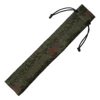 【CW】 Chinese Calligraphy Style Decorative Folding Hand Fan Bag Dustproof Holder Prote X5QB