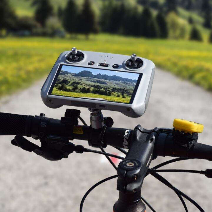 For DJI Mini 3/Mini 3 Pro Remote Control Bike Clip Mount Holder DJI RC Screen Control Monitor