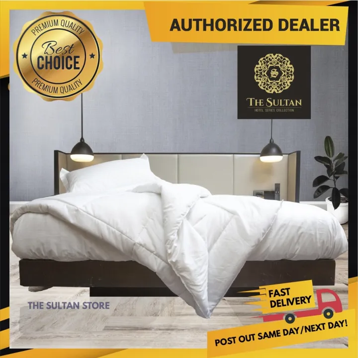The blanket Sultaé Duvet The Sultan 5 Star Hotel Grade Quality Size King / Queen Ready Stock