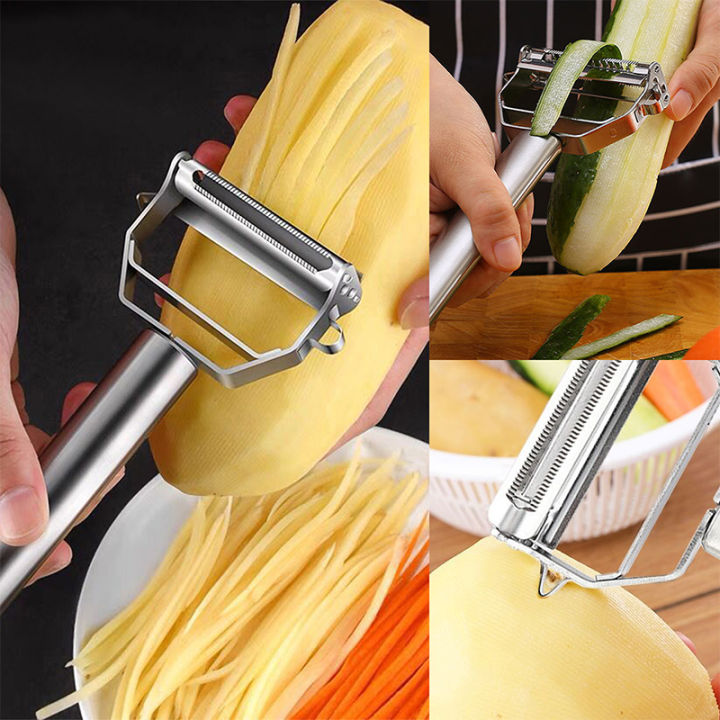 Stainless Kitchen Potato Carrot Multifunctional Peeler Cucumber