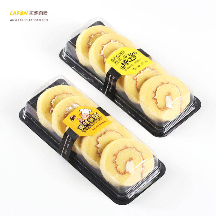 Egg roll packaging box Tiger skin roll sushi roll Swiss roll long