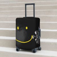 Make A Smile Moon Astronaut Suitcase Cover Career Cruise Trip Protection Vacation Practical Luggage Case