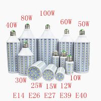 SMD5730 25W 30W 40W 50W 60W 80W 100W หลอดไฟ E26 B22 E39 E14หลอดไฟแอลอีดี LED 85-265V /Ac หลอดไฟข้าวโพดหลอดไฟระเบิด