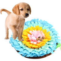 Dog Snuffle Mat Sniffing Training Blanket Detachable Fleece Pads Dog Mat Relieve Stress Nosework Puzzle Toy Nose Pad