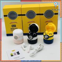 ✨NEW!!!!Pro12 Minion มินเนี่ยน หูฟังบูลทูธ V5.0 ไวเลส Wireless Headset หูฟังการ์ตูนไร้สายน่ารัก กล่องชาร์จ LED Sาคาต่อชิ้น (เฉพาะตัวที่ระบุว่าจัดเซทถึงขายเป็นชุด)