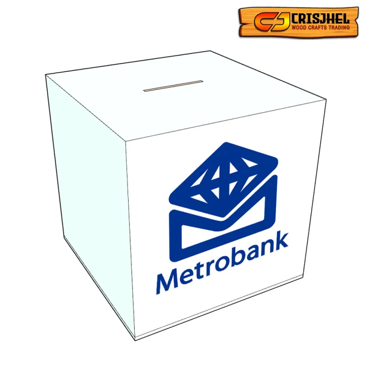 Mini Wooden Coin bank METROBANK design newly Design Alkansya by Crisjhel Wood Crafts Trading